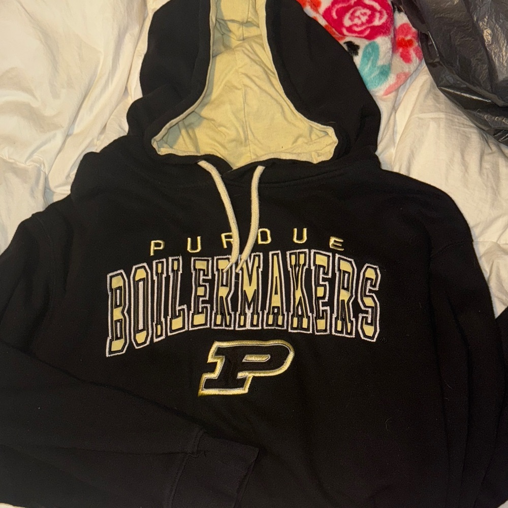 Campus Heritage Black Purdue Boilermakers Hoodie